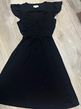 Black vintage tie back dress s ❤️BUNDLE FOR BIG SAVINGS❤️